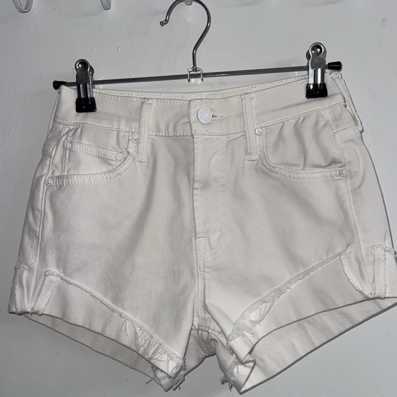 - Mother High Rise Jean Shorts in Totally Innocent ~  size 23 - Picture 2 of 10